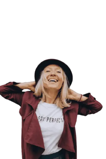 A happy woman